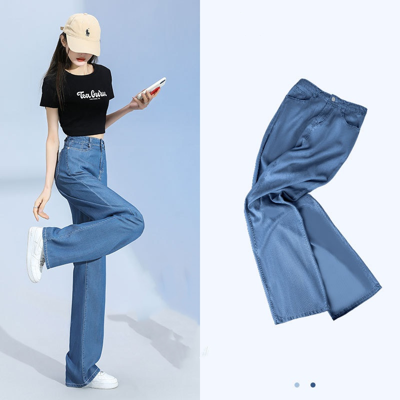 デニムパンツ ワイドパンツ 涼しい 夏 デニム レディース 爽やか 冷感