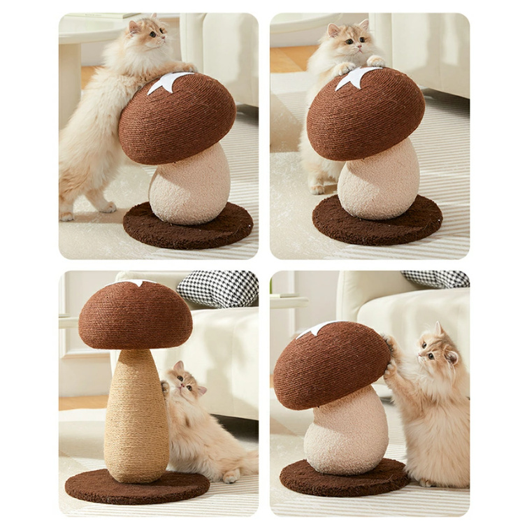ペット爪研ぎ 猫 爪研ぎ きのこ キノコ きのこ型爪研ぎ 添え置き