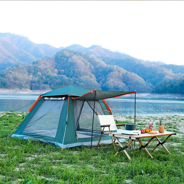テント ワンタッチテント 3~6人用 キャノピーテント UVカット 日よけ