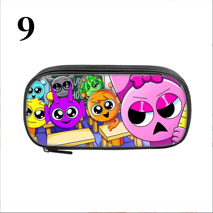 スプランキー sprunki plush 筆箱 ペンケース 大容量 小学生 女の子