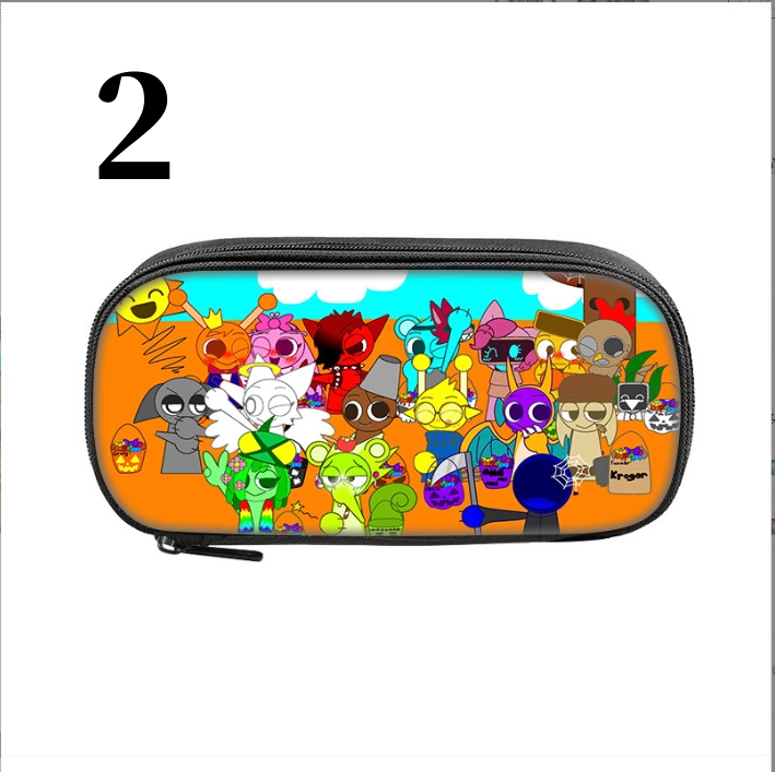 スプランキー sprunki plush 筆箱 ペンケース 大容量 小学生 女の子