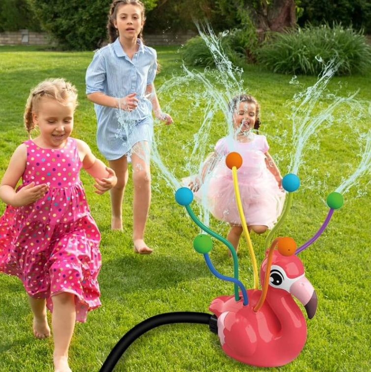 子供用スプリンクラープール、直径約152cm 水の夏向けおもちゃ Amazon | SplashEZ 3-in-1スプラッシュパッド、子供用