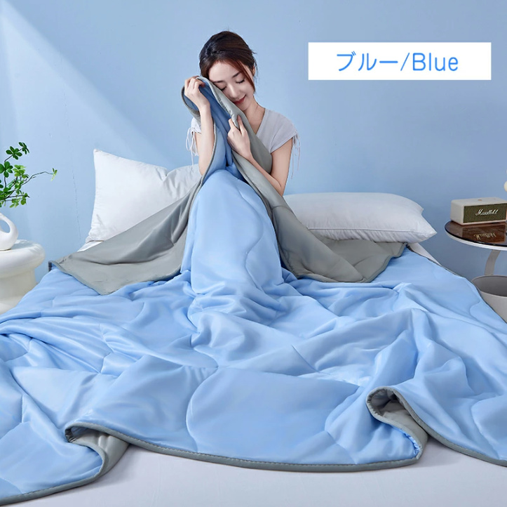 肌掛け布団 夏用 布団 タオルケット 洗える ひんやり 接触冷感