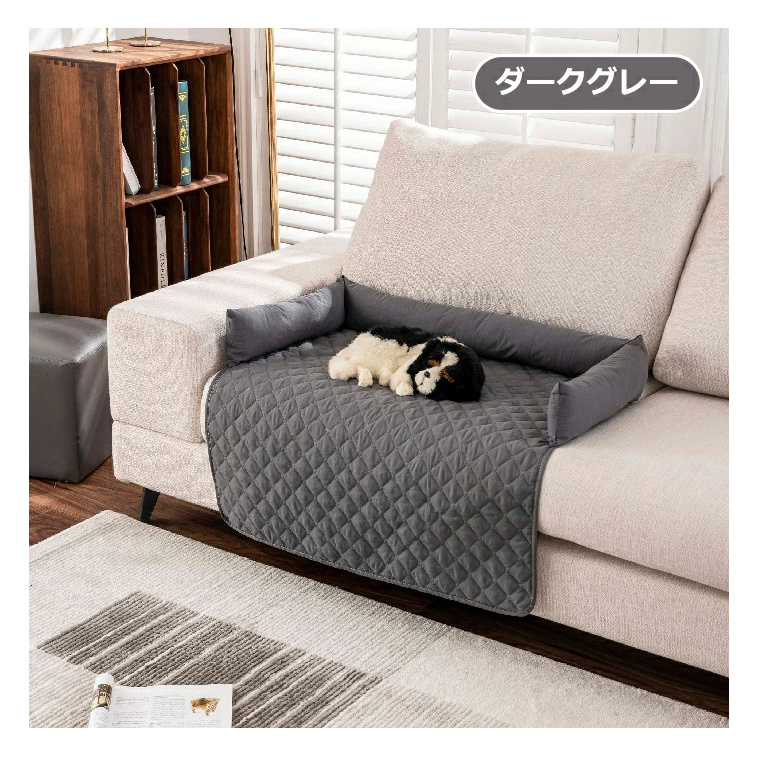 ペットベッド 防水 枕付き ソファーカバー ペットソファー 犬 猫ベッド