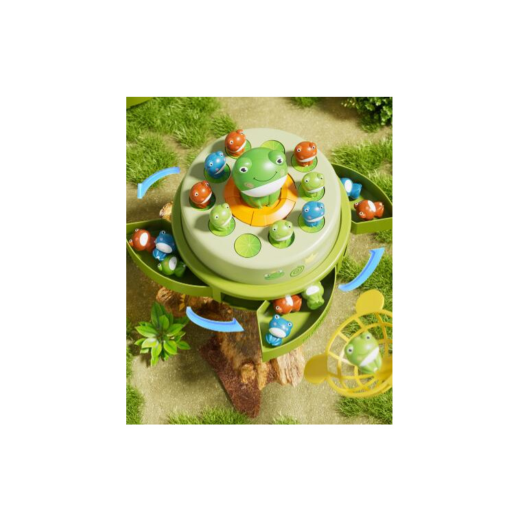 ジャンピングカエルのおもちゃ リトルグリーン カエル のおもちゃ 射出