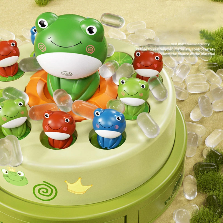 ジャンピングカエルのおもちゃ リトルグリーン カエル のおもちゃ 射出