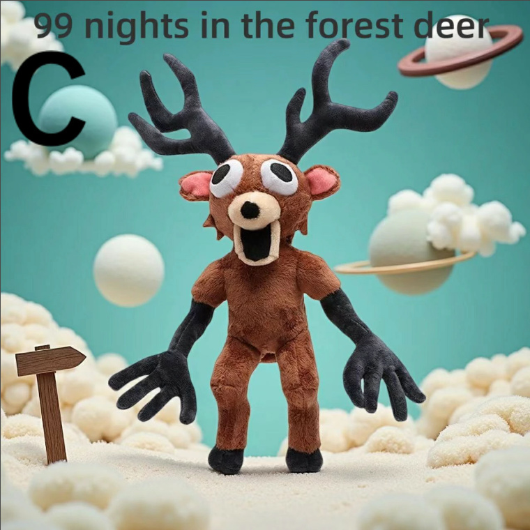 ロブロックス　99Night in the Forest　公式　ぬいぐるみ　シカ ぬいぐるみ 99 Nights in the Forest 森で99日間生き残る ゲーム ロ