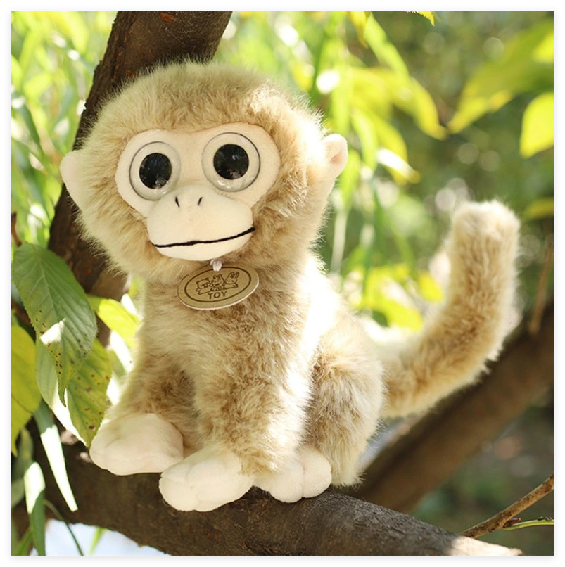 笑い転げる猿　ぬいぐるみ　新品 オランウータン ぬいぐるみ 大きい 猿 抱き枕 ふわふわ クッション