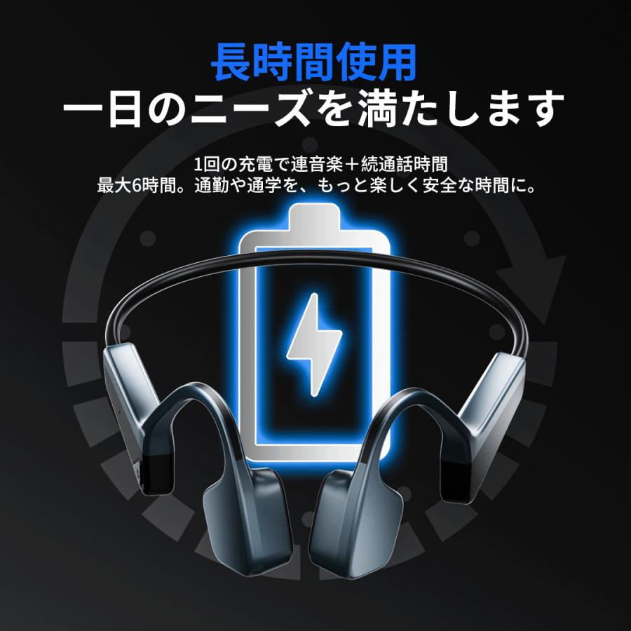 WAPIK 骨伝導イヤホン ワイヤレスイヤホン 耳を塞がない 最新型