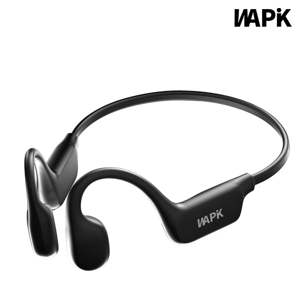 WAPIK 骨伝導イヤホン ワイヤレス 耳を塞がない Bluetooth スポーツ