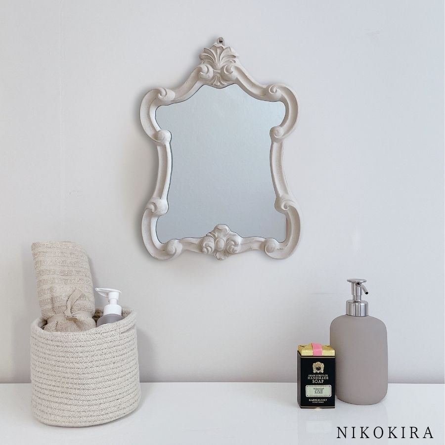 ⭐︎リナ アンティーク調 壁掛け鏡 フレンチ 新品未使用 ⭐︎リナ