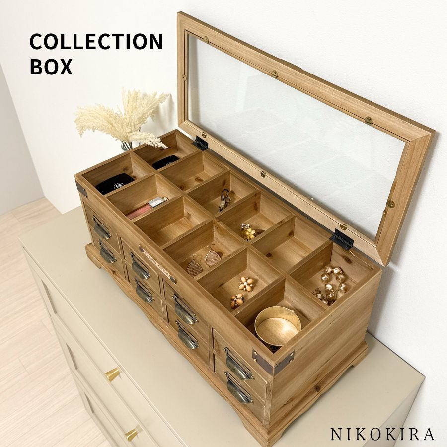 ビンテージジュエリーセット 木製ボックス付き 楽天市場】ヴィンテージ木製ジュエリー収納ボックス レトロな