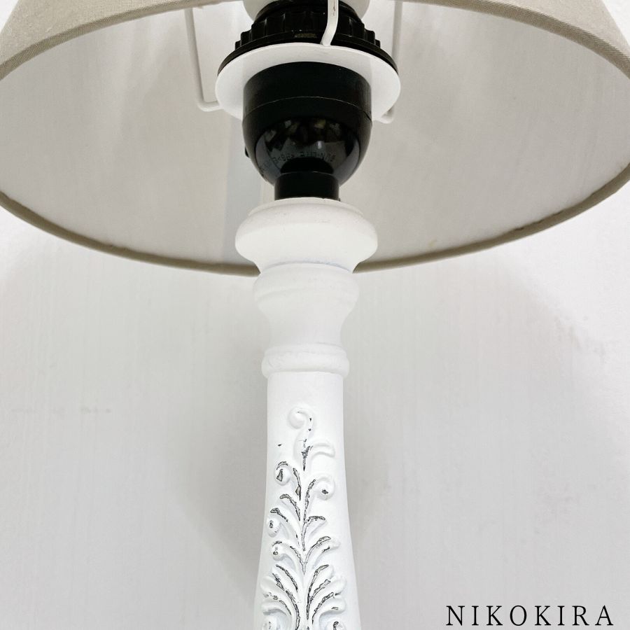 ss3535　未使用品　テーブルランプ　サンゴ　ホワイト　輸入雑貨　卓上ライト　照明　電気　ナイトスタンド　珊瑚　スイッチ付き　インテリア　白　コーラル テーブルランプ 白 月ライト 月ランプ ルームランプ スタンド