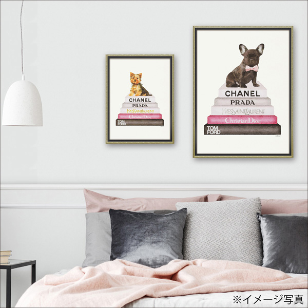 楽天市場】アートパネル ブランド シャネル CHANEL 犬 Sサイズ