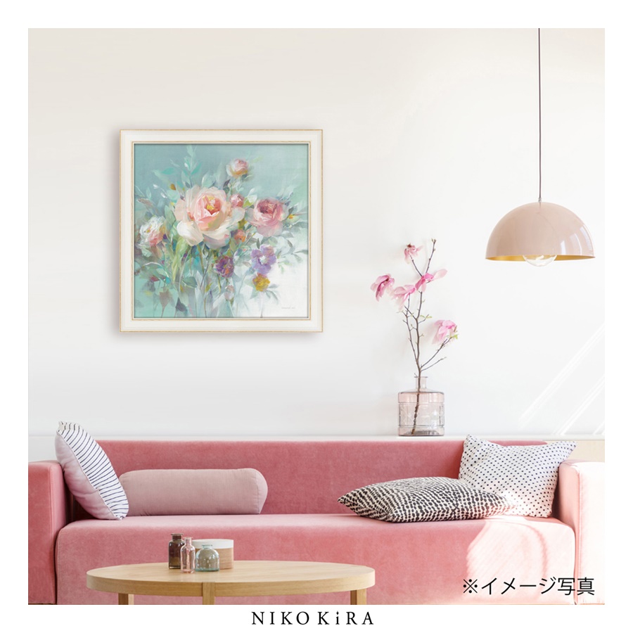 ダンフイ ナイ サマー ガーデン ローズ 絵画 インテリア 油絵