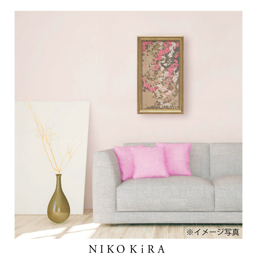 アートパネル 日本 名画 伊藤若冲 薔薇小禽図 ばらしょうきんず