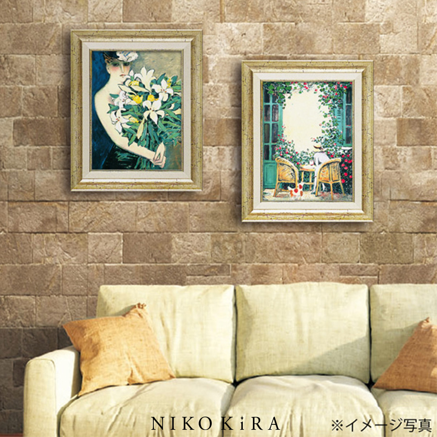 真作　チリ　画家作品　陶板画　絵画　美術品　輸入品　インテリア　タンカ- の絵画 真作 チリ 画家作品 陶板画 絵画 美術品 輸入品 インテリア