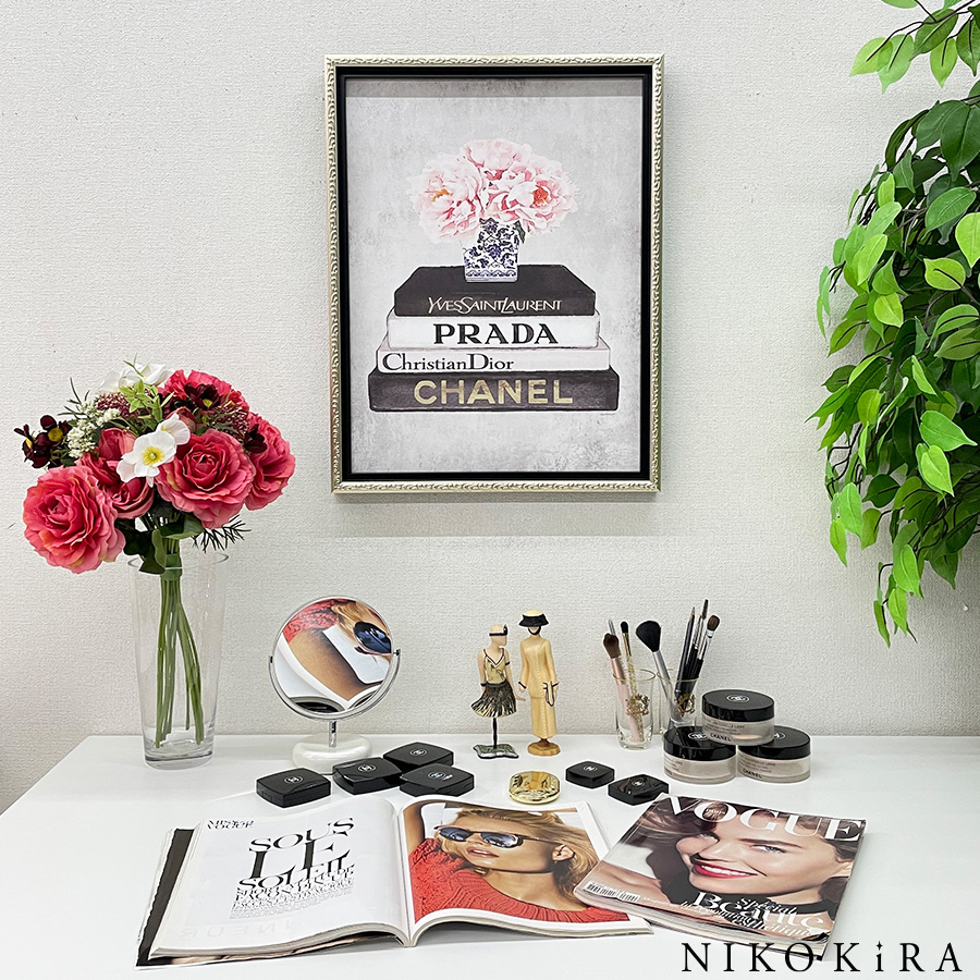 アートパネル 絵画 絵 アートポスター シャネル CHANEL ピンク