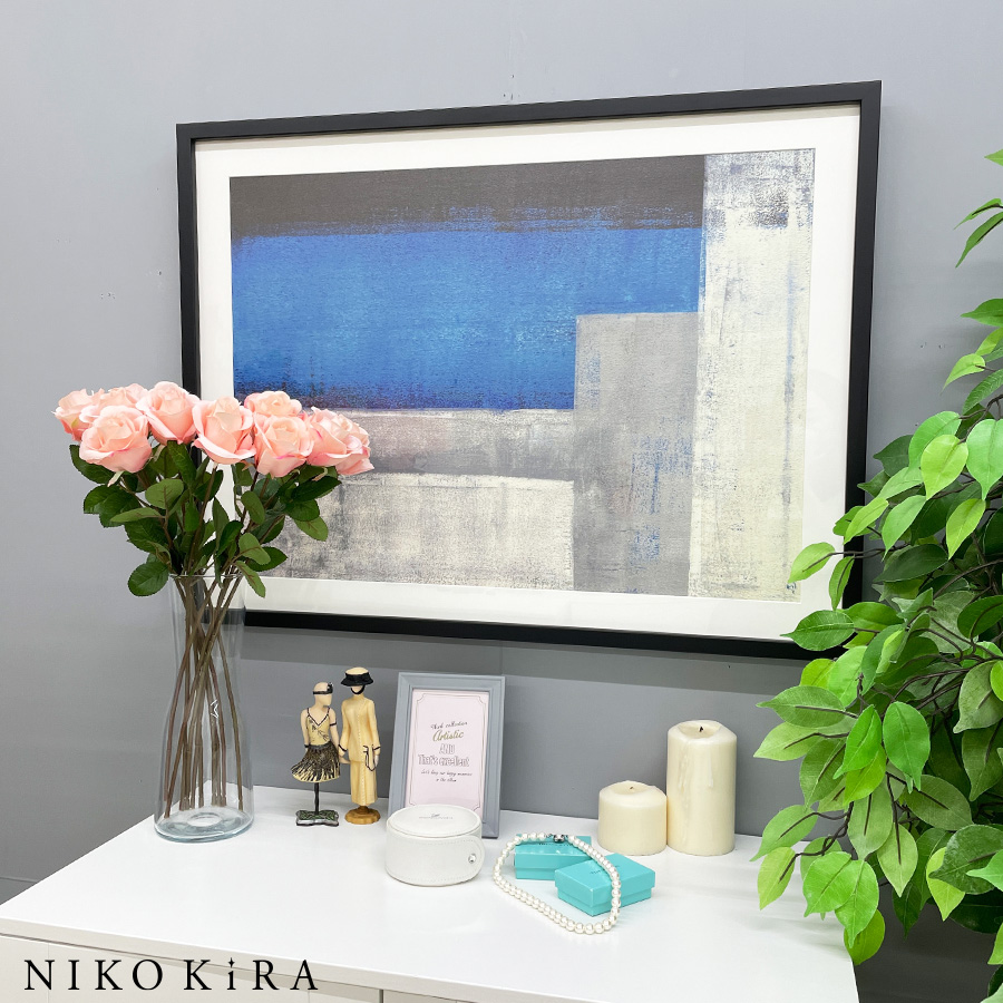 フレーム付絵画　抽象画　80×72センチ　インテリア　ディスプレイ　② アートパネル 抽象画 絵画 おしゃれ アート インテリア 壁掛け
