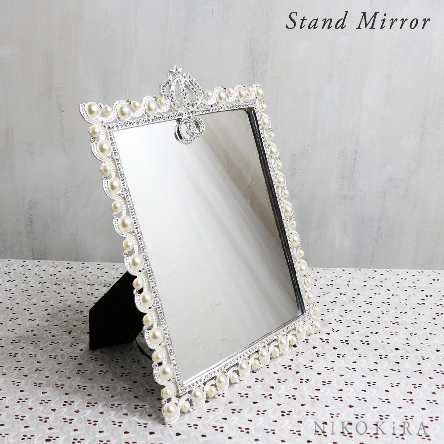 鏡 卓上ミラー 卓上鏡 ミラー 卓上 大きい 化粧鏡 スタンドミラー 