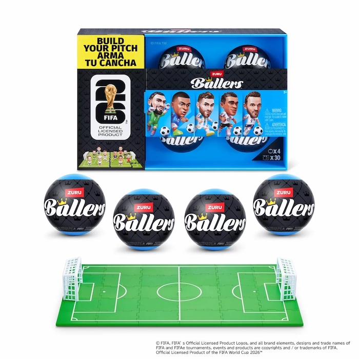 ZURU ≪4個≫【ZURU】FIFA ワールドカップ 2026 Ballers ミニ