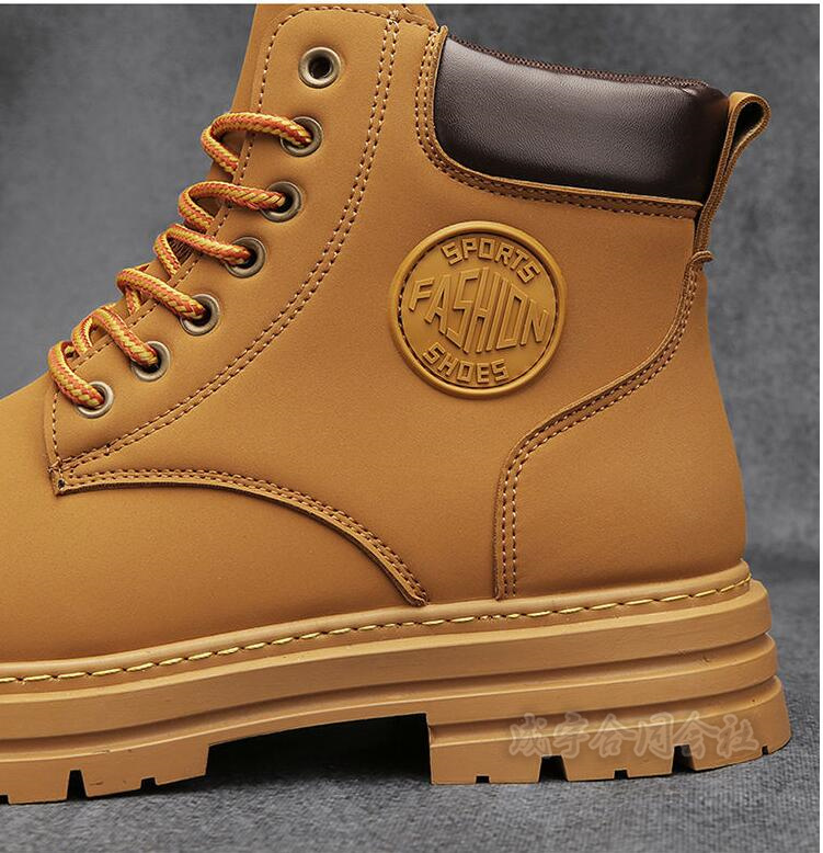 完売品 YELLOW ブラック 厚底 ハイカット ミリタリー ジッパー ブーツ シークレットシューズ メンズ 厚底 身長アップ 6/8/10cm シークレット