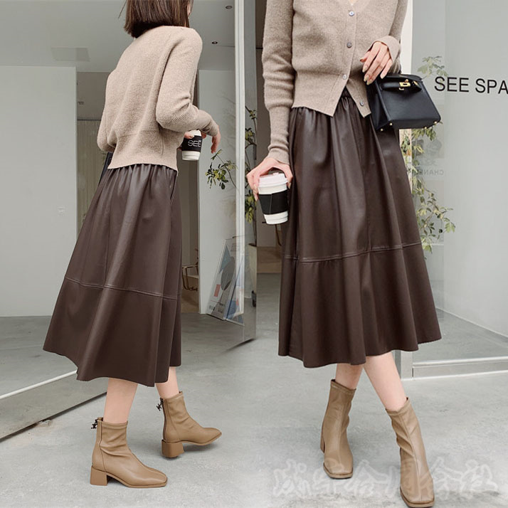 フレアスカート プリーツ Aラインスカート レディース 大きサイズ