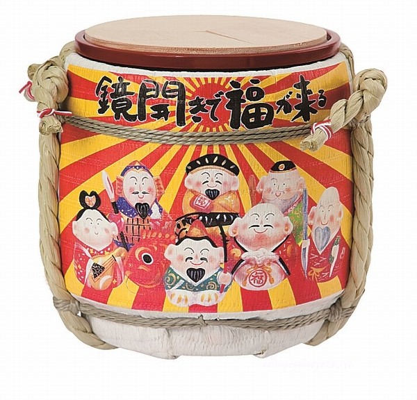 結婚式披露宴演出 ミニ鏡開きこも樽 七福神 : ワイハウス - 通販