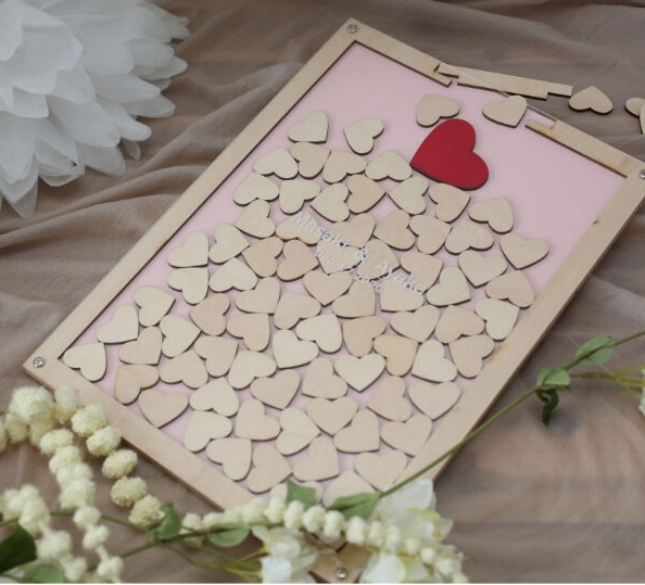 木製　ウェディングドロップス ウェルカムボード 80名用 Amazon.co.jp: HADWAO ウェディングドロップス 80枚組 ウェルカム