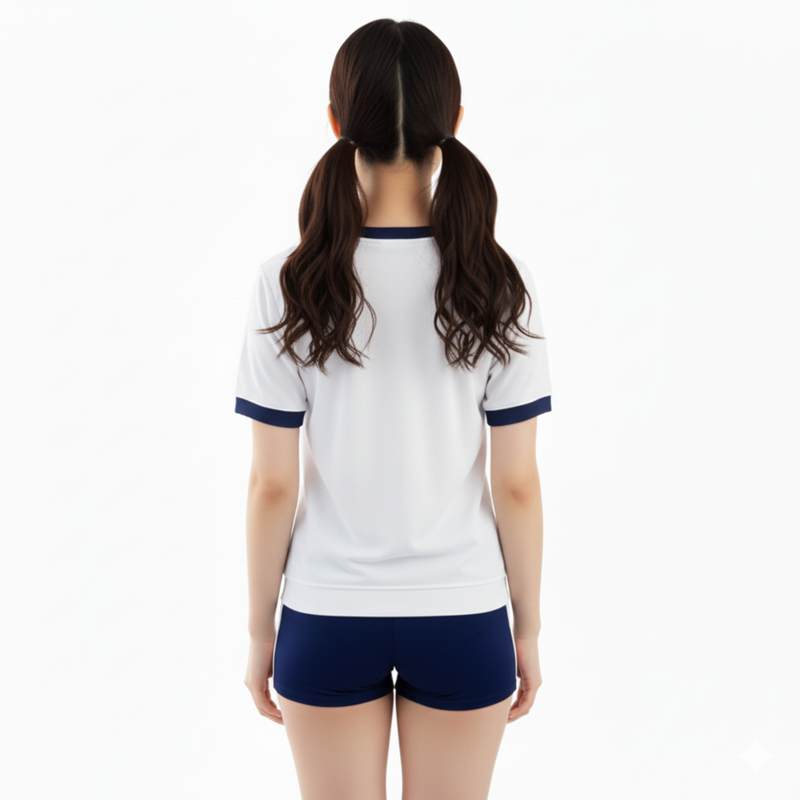 コスプレ 衣装 半袖 短パン 体操着 2サイズ タイト ショートパンツ