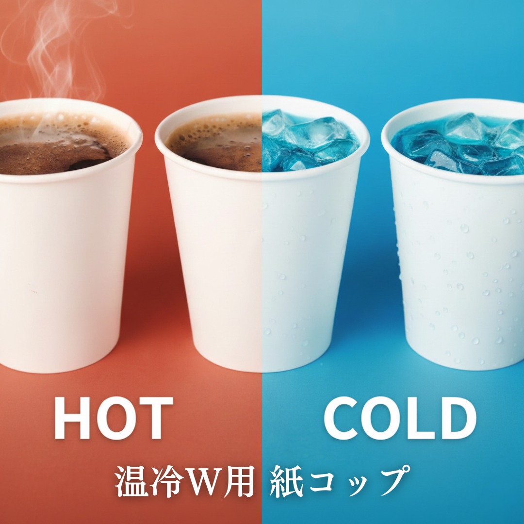 紙コップ 業務用 5オンス（約150ml） 無地ホワイト 3000個入 温冷対応