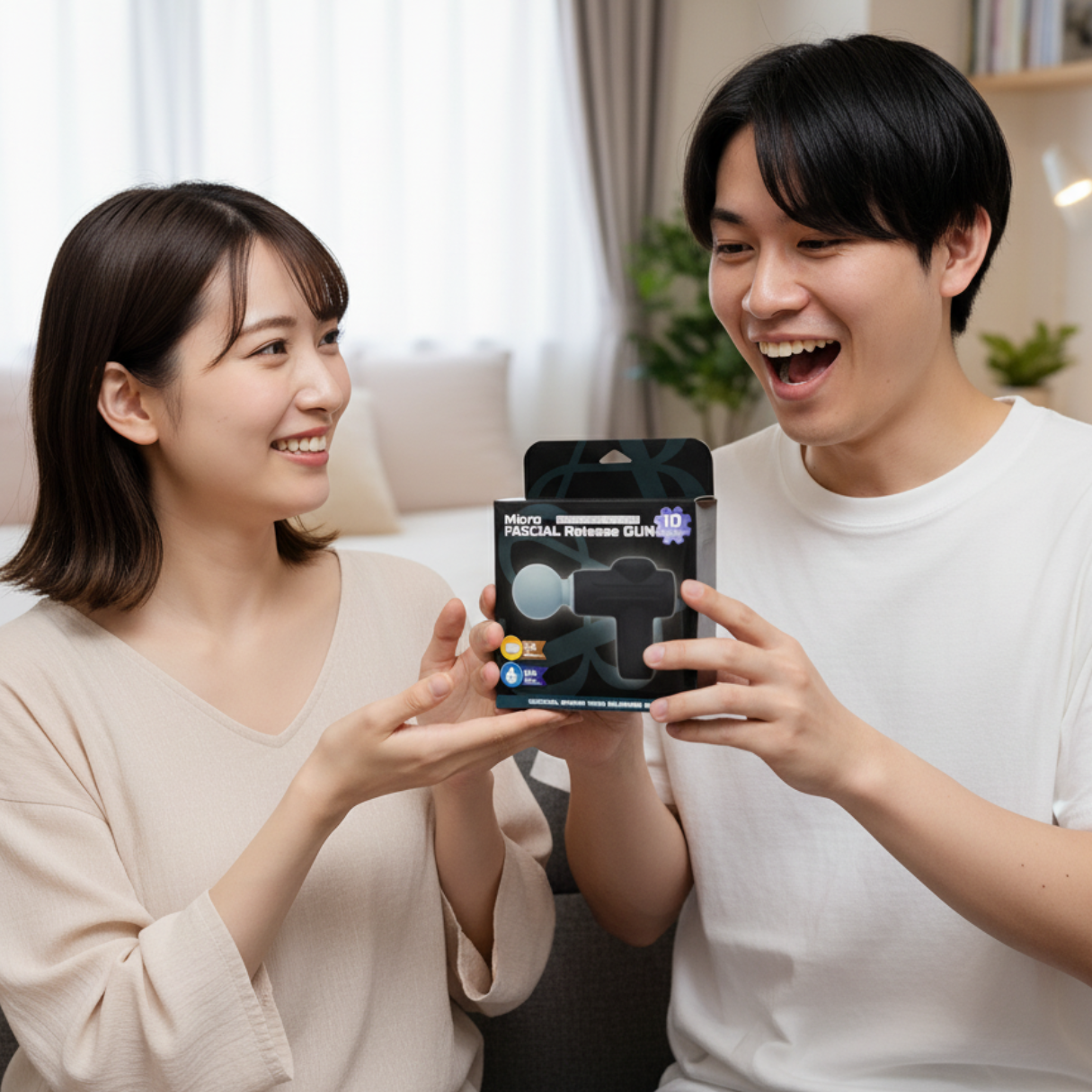フェイシャル マッサージ器 Re:lux 筋膜リリースガン リラックス