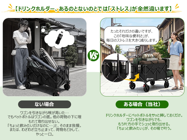 Sekey Sekey【2026最新】大容量300L 後ろ開き2WAYワゴン 折りたたみ