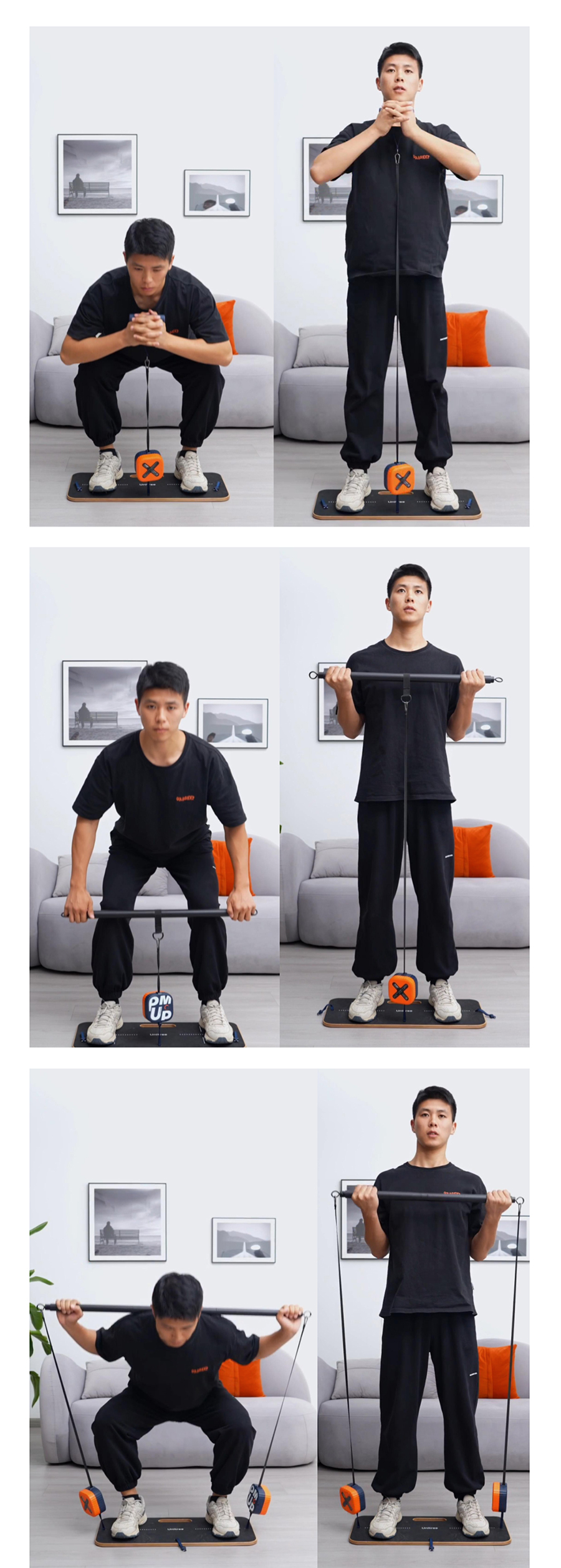Unitree PUMP専用 トレーニングボード 筋トレ フィットネス