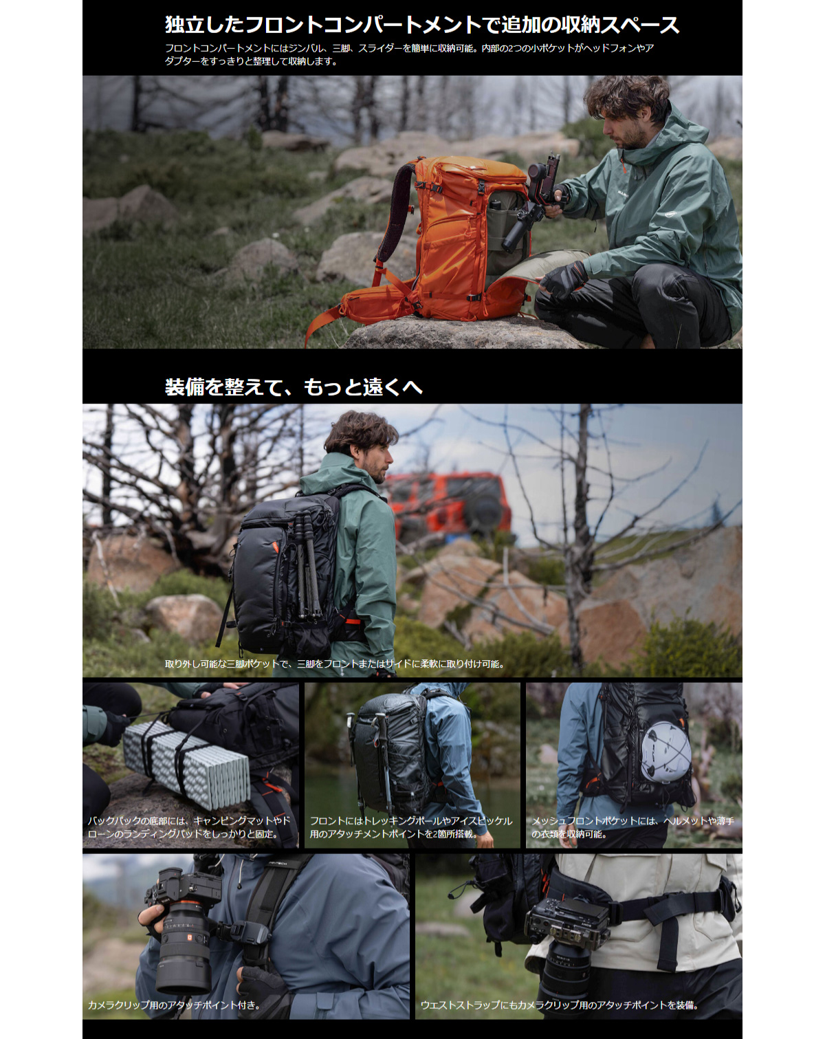 PGYTECH PGYTECH OnePro Flex Backpack 40L (スペースブラック) +