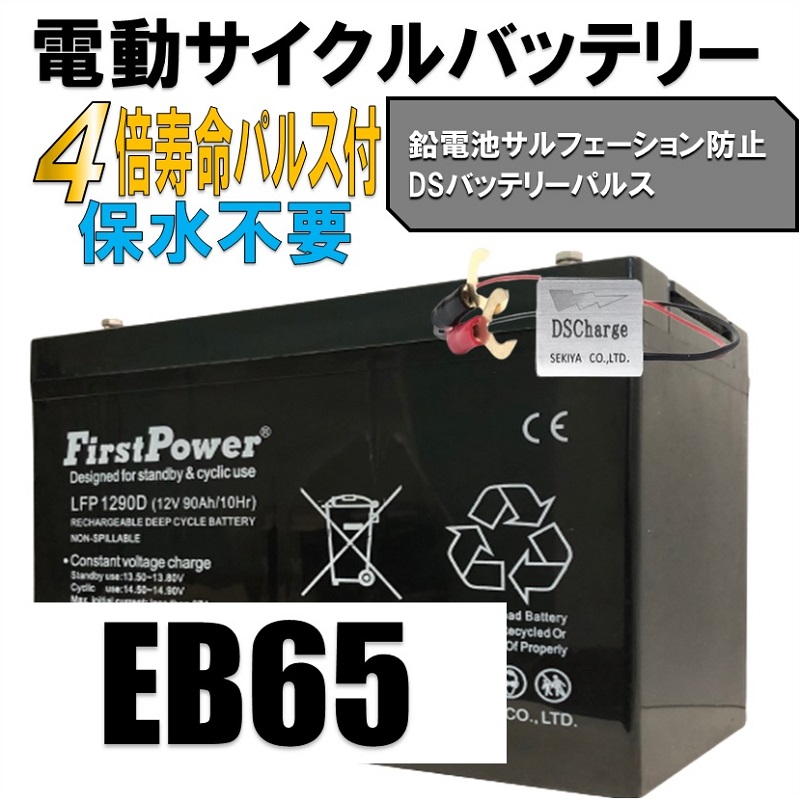 劣化防止パルス付 EB35（５５AH大容量） EB 密閉型 55Ah 12V LFP1255D :11 22 65:SEKIYA 2020プラグイン