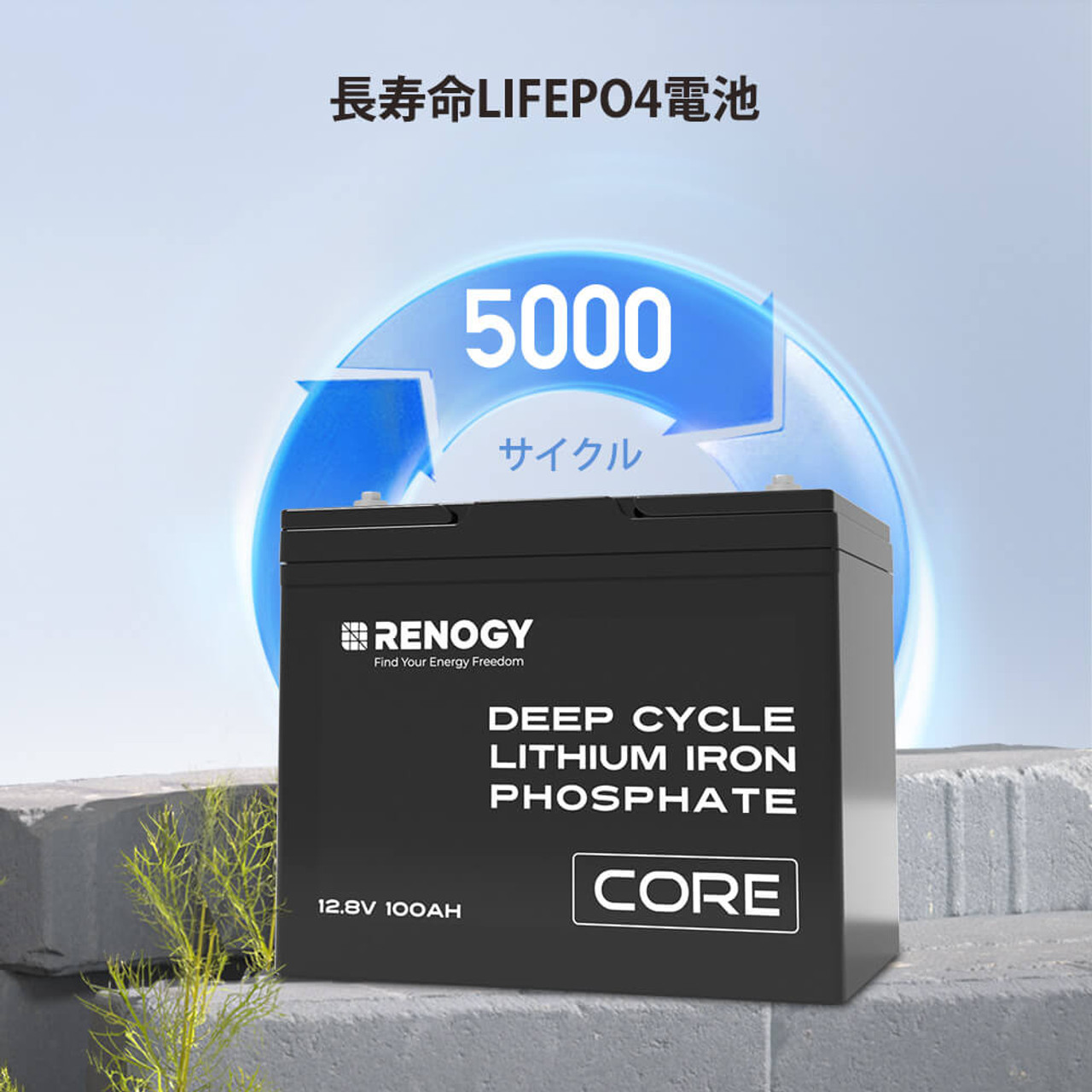 リン酸鉄リチウムイオンバッテリー Core 12V 100AH 1356Wh 5000回寿命 安全 バッテリー lifepo4 ディープサイクル BMS保護 SEKIYA｜sekiya2020｜07