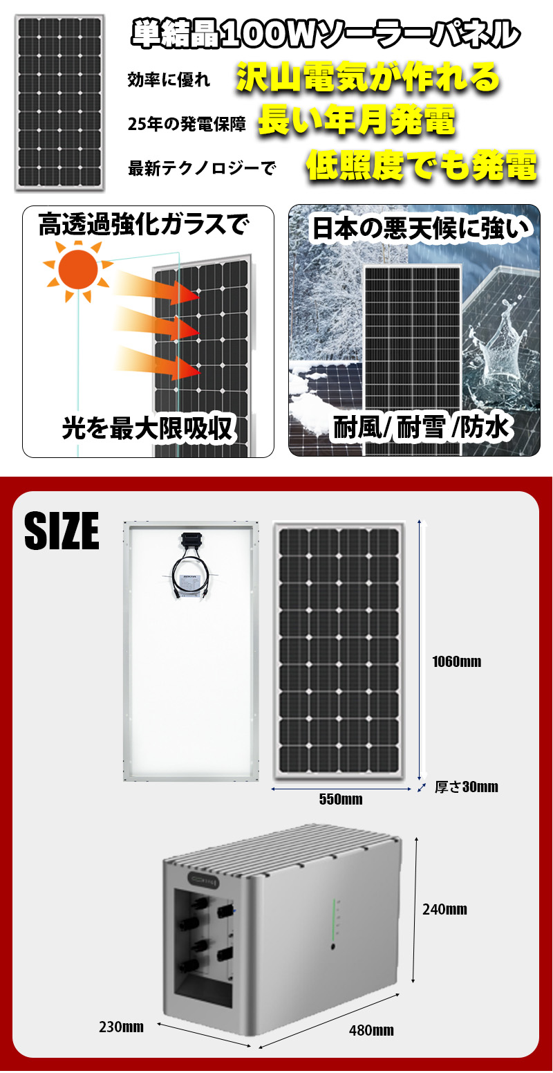 限定セール フルセット特別価格】プラグインソーラー マイクロ蓄電池