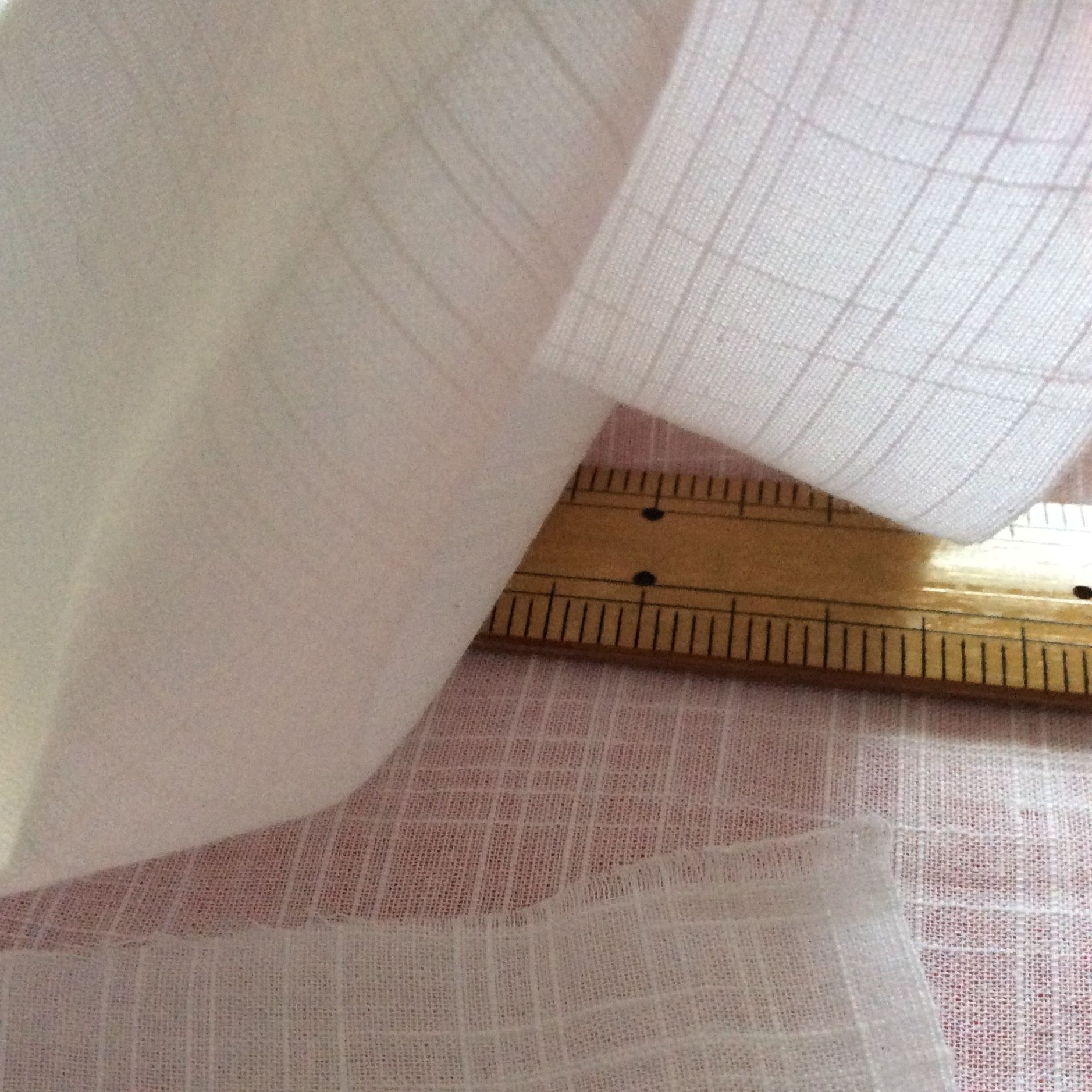 キングサイズ染色用白生地反物 12.5m以上 幅42.5cm 知多木綿 麻崑スラブ和晒　大きいサイズの男性用浴衣の制作に