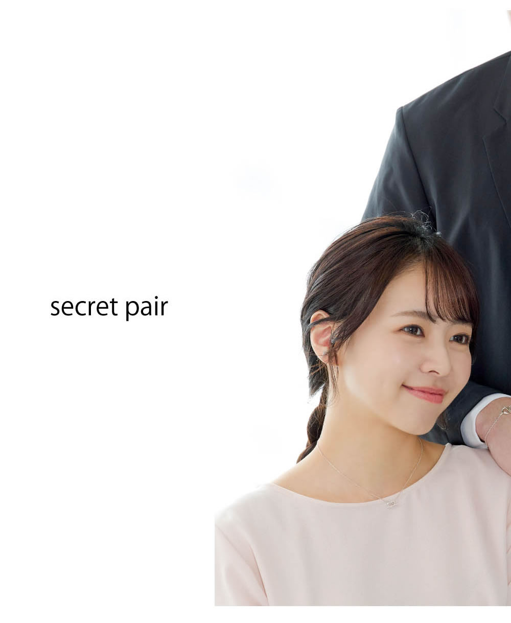 ペア レディースペア メンズペア 女性同士 男性同士 HGBR-003CH-MxHGN003-L ブレスレットとネックレスの組み合わせペア