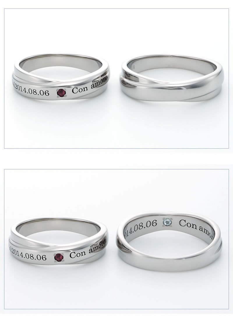 ステンレス ペアリング セミオーダーメイド ST004R-KS