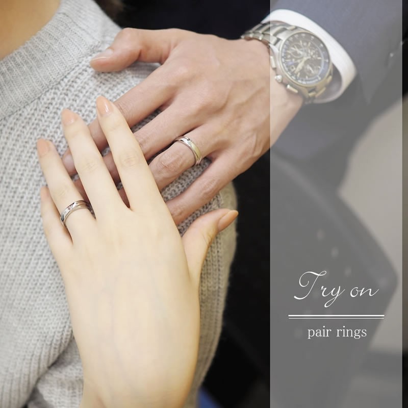 ステンレス ペアリング セミオーダーメイド ST004R-KS