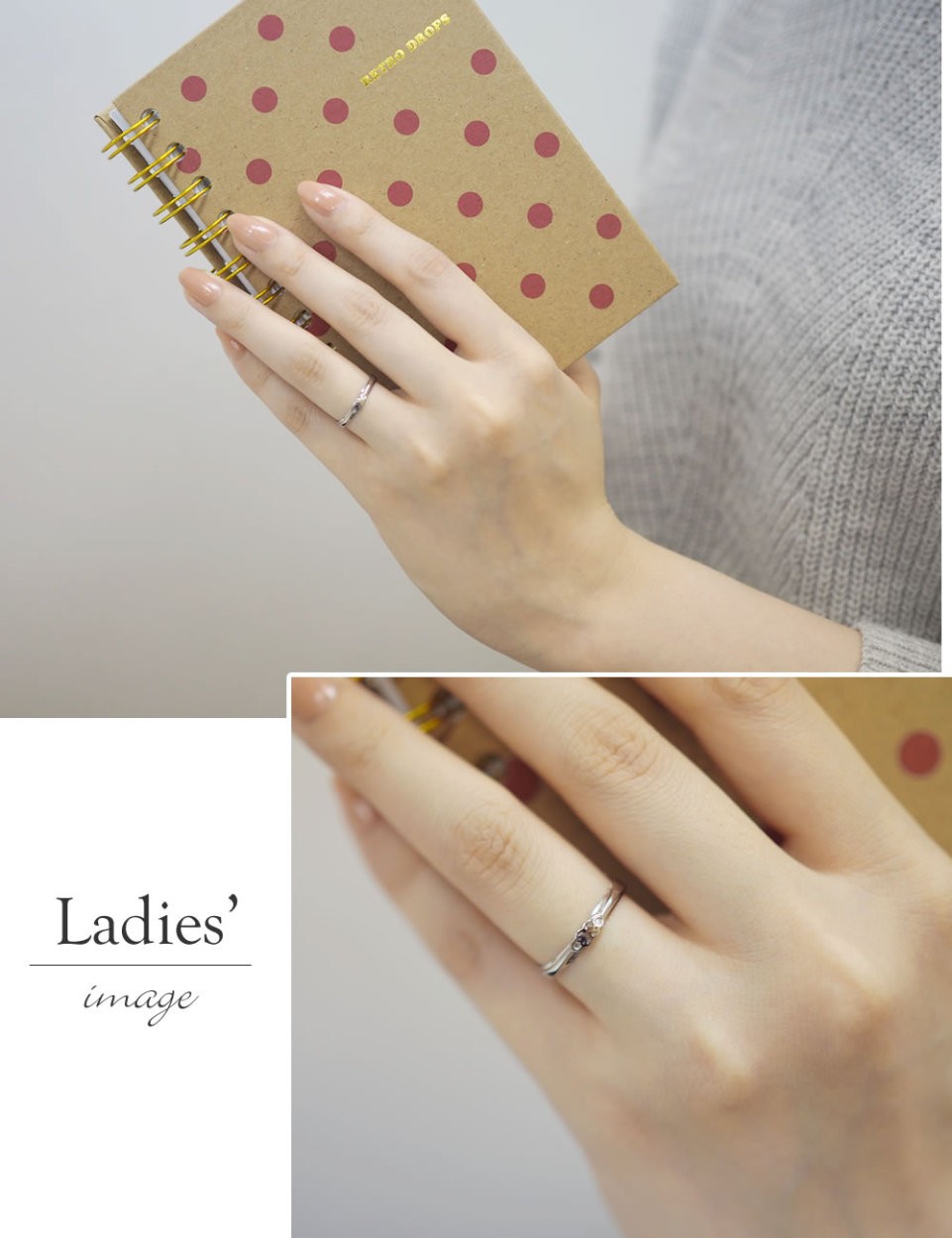 ステンレス ペアリング セミオーダーメイド ST022R-KS