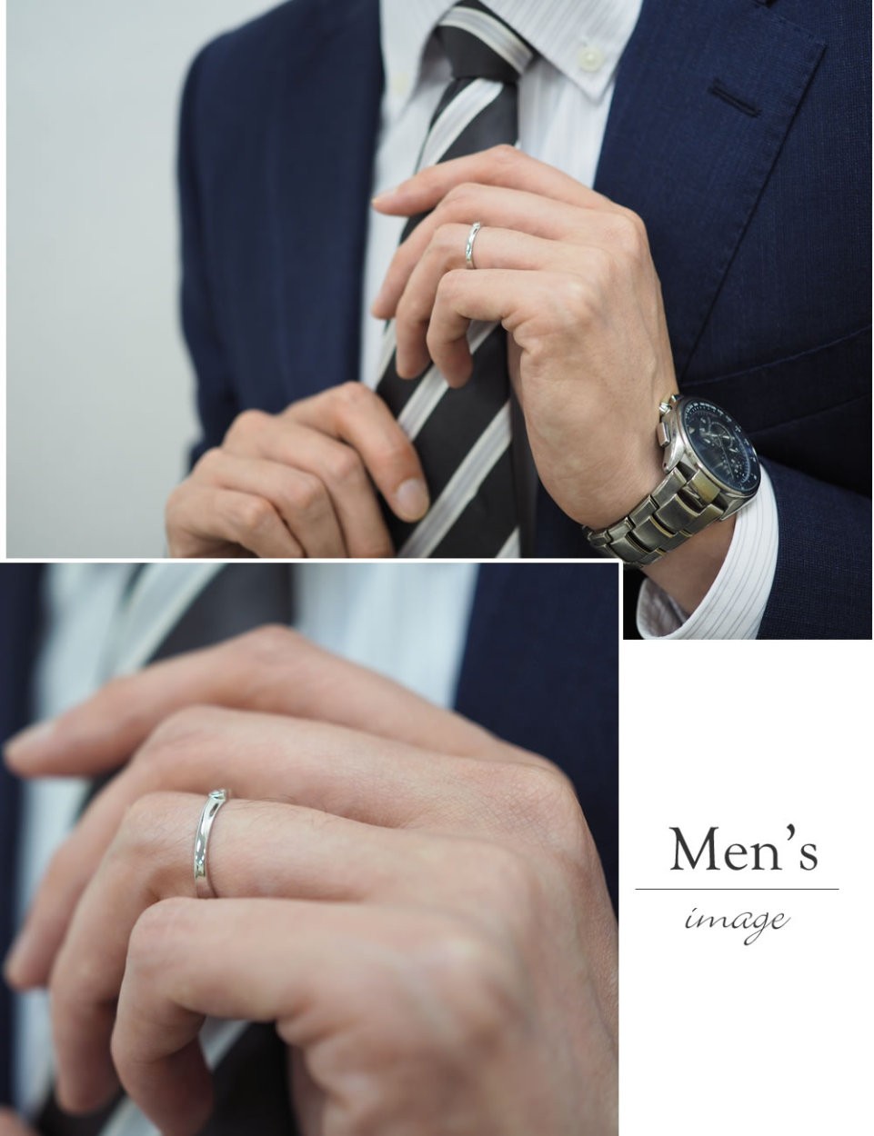 ステンレス ペアリング セミオーダーメイド ST022R-KS