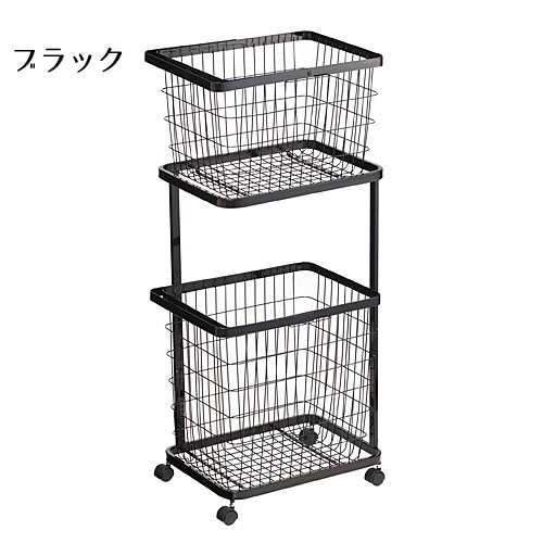 山崎実業 tower ランドリーワゴン バスケット タワー 洗濯かご カゴ メーカー直送 | tower | 02