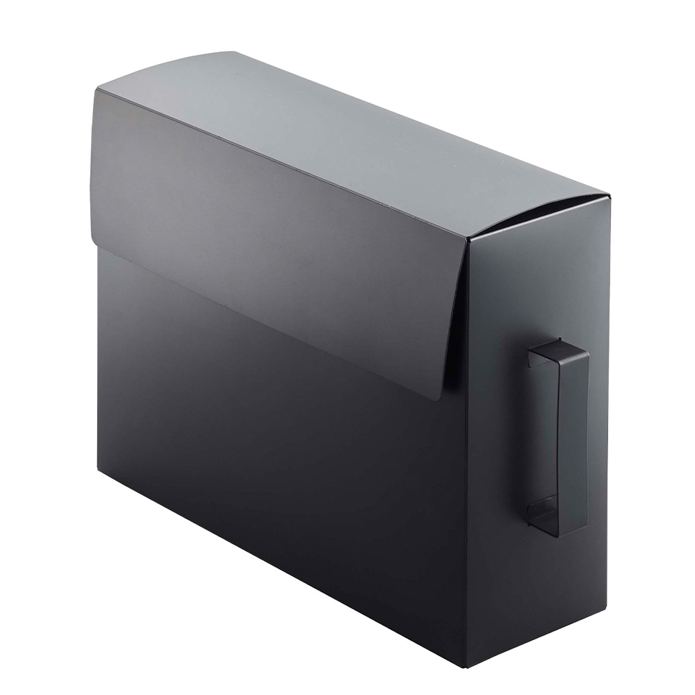 山崎実業 tower レンジフード フィルター 収納ケース タワー 収納ボックス 蓋付き 取っ手付き シンプル 隙間収納 ストック収納 キッチン収納 | tower | 02