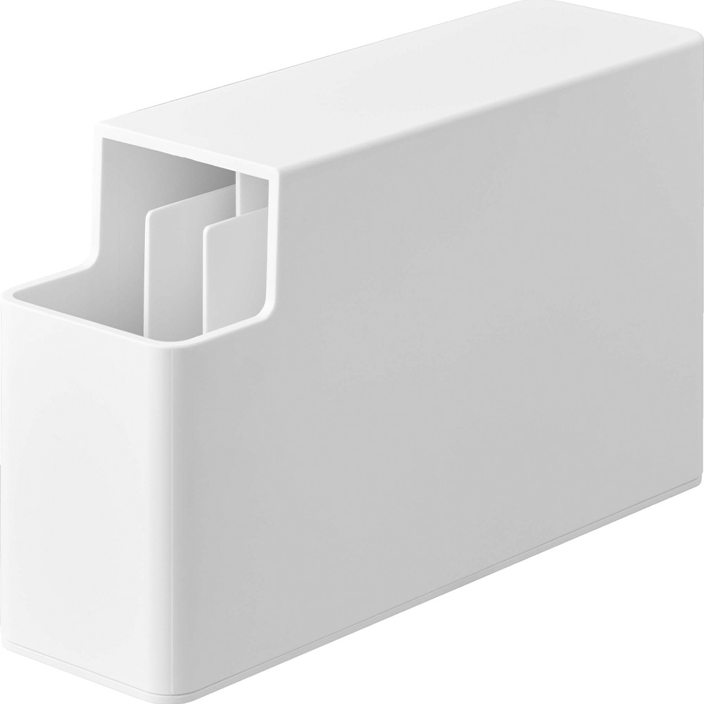 山崎実業 tower スリム プラスチックバッグ ケース タワー ポリ袋 食パン1斤袋 収納 ケース ホルダー ストッカー 収納ケース 引き出し | tower | 01