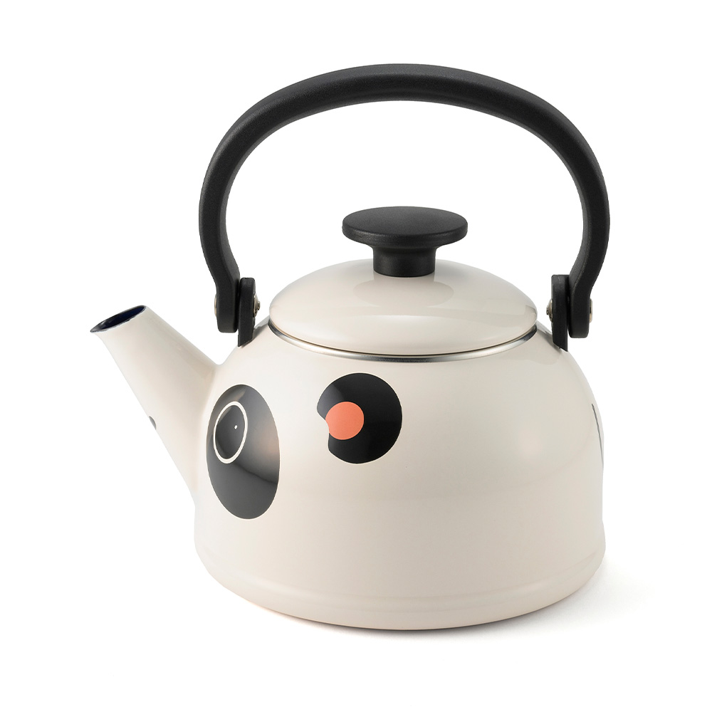 富士ホーロー ケトル 1.8L IH ガス火対応 直火 どうぶつやかん