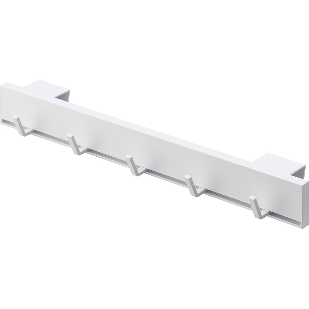 山崎実業 tower 引っ掛け 可動式 下駄箱扉 フック タワー 動かせる フック 掛ける 5連 玄関 鍵 靴べら 折り畳み傘 エコバッグ 小物収納 ハンガー | tower | 01