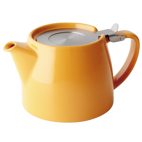 ティーポット 530ml スタンプティーポット おしゃれ 陶器紅茶ポット 急須 ポット 茶こし付 茶こし付き 片手 ハンドル付き フォーライフ 正規輸入 | FORLIFE JAPAN | 03